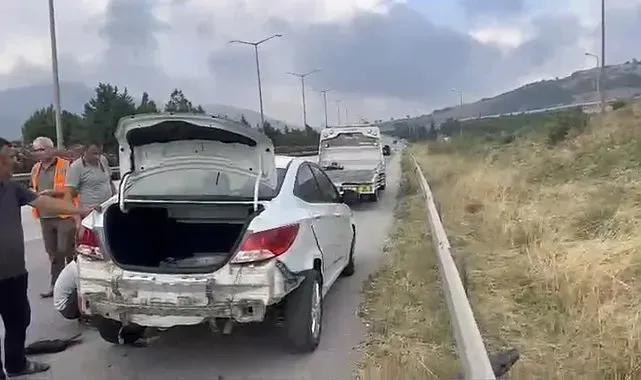 Osmaniye'de kontrolden çıkan otomobil bariyerlere çarptı: 1 yaralı