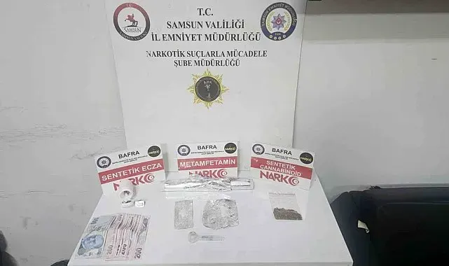 Bafra'da uyuşturucu operasyonu: 2 gözaltı