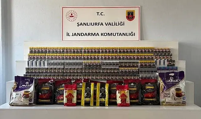 Şanlıurfa'da gümrük kaçağı ürünler ele geçirildi