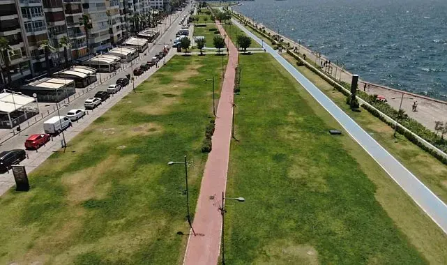 İzmir Kordon'da 'sıcak' sessizlik