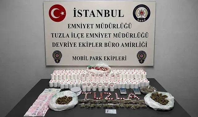 Tuzla'da uyuşturucu tacirleri dron ile saniye saniye takip edildi