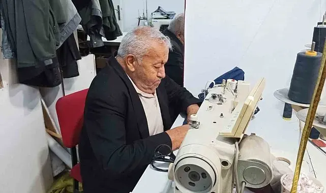 40 yıllık terzi, ilk günkü heyecanla mesleğini sürdürüyor