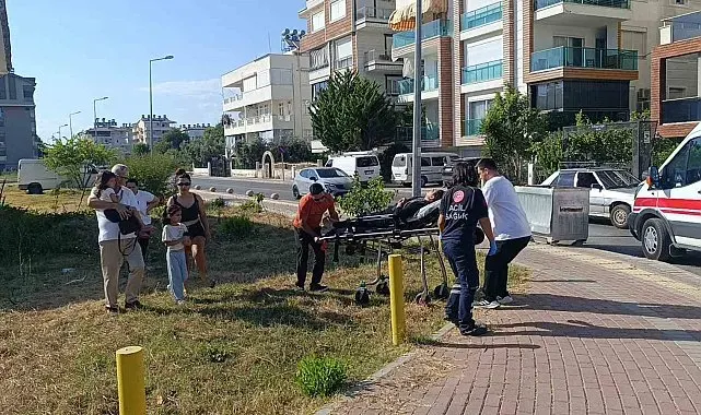 Manavgat'ta ticari taksi ile otomobil çarpıştı: 4 yaralı