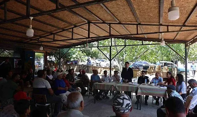 Gökçeada Kaymakamı vatandaşlarla bir araya geldi