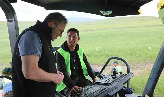 Vali Ziya Polat, Selim'de devam eden yol çalışmalarını yerinde inceledi