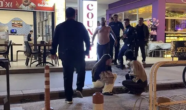Tuvalet sırası yüzünden kavga eden şahıs ortalığı birbirine kattı