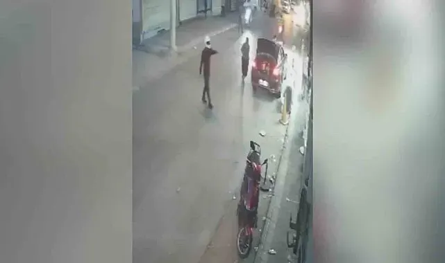 Kasklı saldırgan iş yerini kurşunladı: 1 yaralı