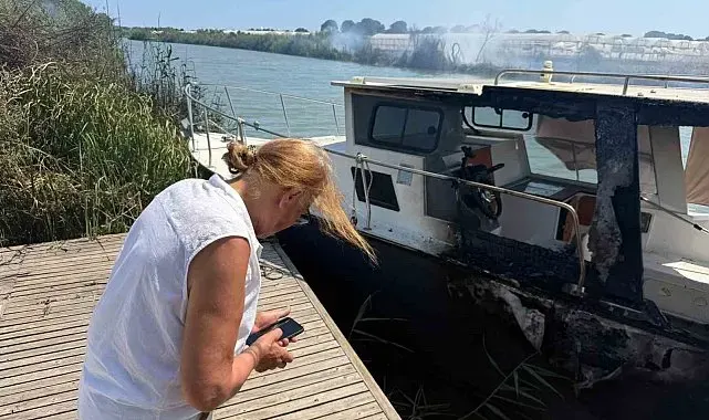 Rüzgarın büyüttüğü yangın villanın bahçesine sıçradı, milyonluk tekne hasar gördü