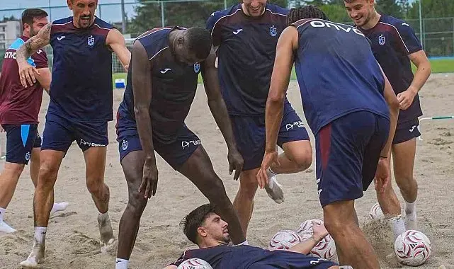 Trabzonspor kumda çalıştı