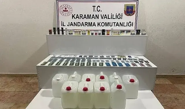 Karaman'da uyuşturucu ve etil alkol ele geçirildi: Aranan 8 kişi tutuklandı