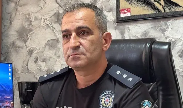Kayseri'de başkomiserden duygu dolu emeklilik anonsu