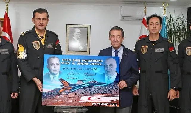 KKTC Dışişleri Bakanı Ertuğruloğlu: "Türk F-16'ları ile büyük gurur duyuyoruz"
