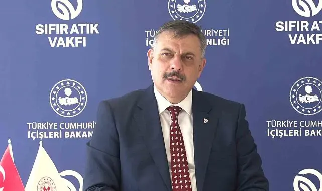 İçişleri Bakanı Çiftçi: "Sıfır atık konusunda Sıfır Atık Vakfımızla beraber iş ve güç birliği yapıyoruz"