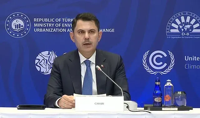COP31 Başkanı Kurum, İstanbul'da D-8 Ülkeleri COP 31 toplantısına başkanlık etti