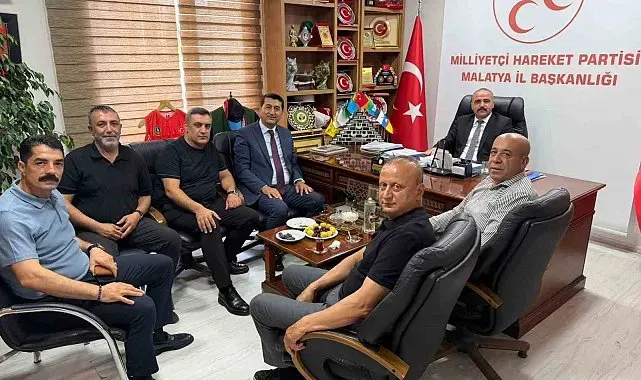 MTSO Başkan adayı Mahmut Boyraz'dan MHP teşkilatına hayırlı olsun ziyareti
