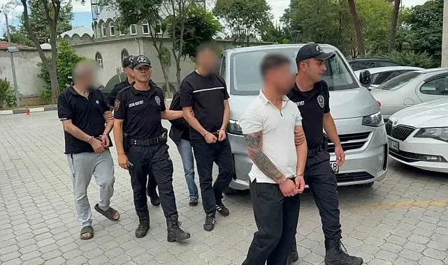 Samsun'da uyuşturucu şüphelileri adliyede