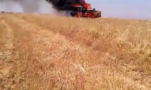 Diyarbakır'da biçerdöveri yanan Yozgatlı vatandaşa köylülerden destek: Biçerdöverin borcu için 800 bin lira topladılar