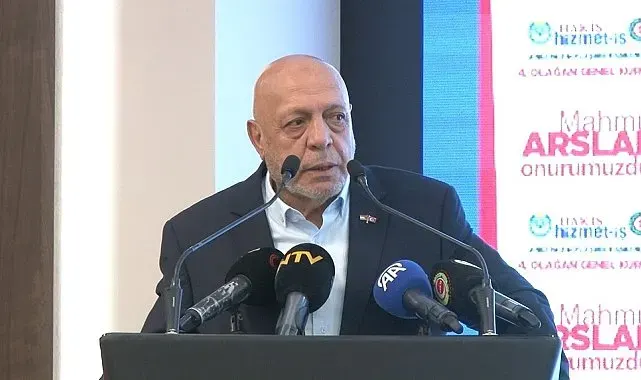 HAK-İŞ Başkanı Arslan: "Türkiye'nin gücü olarak gördüğümüz HAK-İŞ'i ve sendikalarımızı yücelteceğiz"