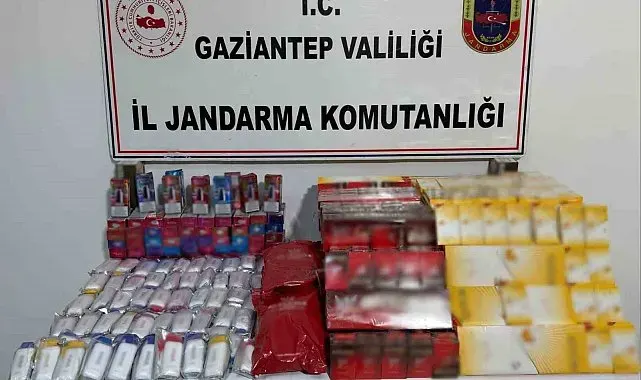 Gaziantep'te 1 milyon TL değerinde kaçak malzeme ele geçirildi: 3 gözaltı