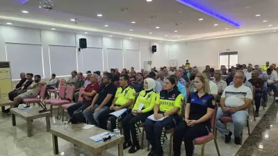 Silifke’de Okul Servis Sürücülerine Güvenli Trafik Eğitimi Verildi