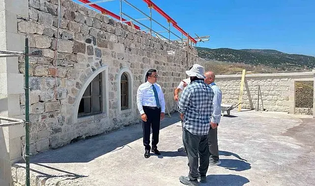 Kırıkhan'da Beyazıd-ı Bestami hazretleri türbesinde çalışmalar sürüyor
