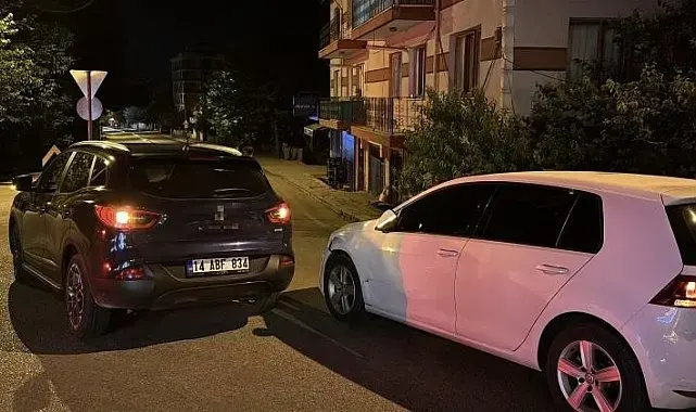 Bolu'da ciple otomobil çarpıştı: 1 yaralı