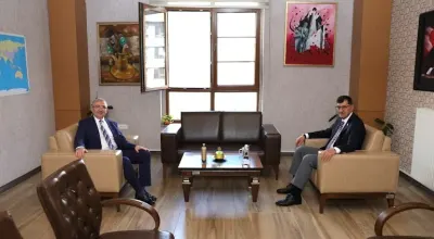 Kütahya Belediye Başkanı Eyüp Kahveci'den Vali Yardımcısı Faruk Bekarlar'a Ziyaret