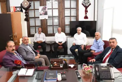 Malatya Ticaret Borsasından MESOB’a Ahilik Haftası Ziyareti: Deprem Sonrası Esnafın Durumu Ele Alındı