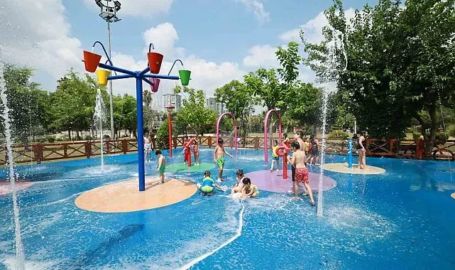 Yüreğir Belediyesi su oyun parkları yaz sezonunu açtı