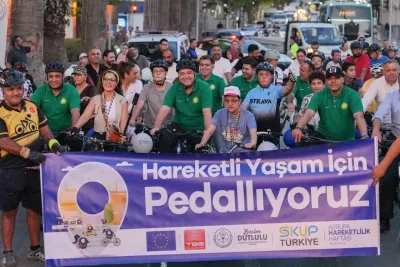 Başkan Dutlulu ve Manisalılar Avrupa Hareketlilik Haftası'nda Pedal Çevirdi