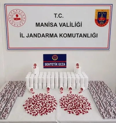 Manisa'da Şafak Operasyonu: Binlerce Sentetik Hap Ele Geçirildi