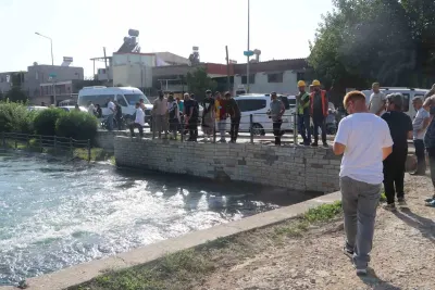 Adana'da Sulama Kanalına Giren Kişi Suda Kayboldu: Arama Çalışmaları Sürüyor