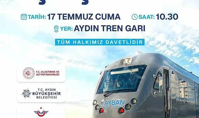 Aydın'da AYBAN banliyö hattı hizmete açılıyor