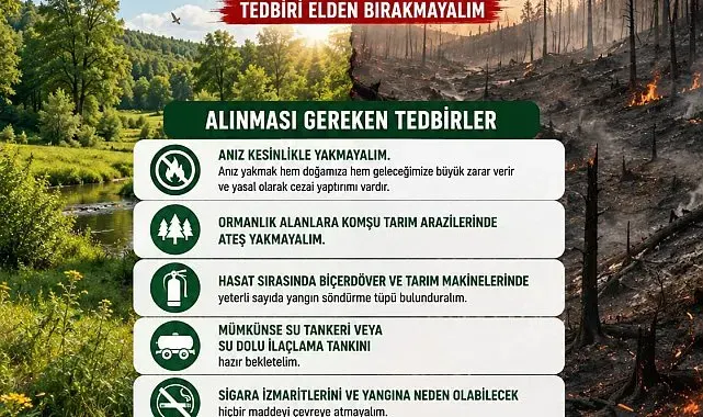 Kozan İlçe Tarım Müdürlüğü'nden anız uyarısı