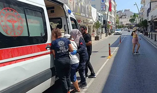 Motosikletiyle yayaya çarptı, trafik ekibini beklemeyip gitti