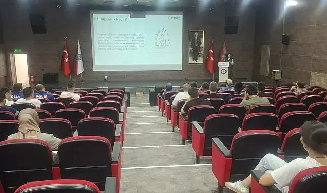 Kars emniyet personeline kumar bağımlılığı eğitimi ve YEDAM tanıtımı
