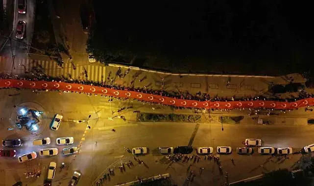 Kırıkkale 15 Temmuz'da tek yürek oldu: Binlerce vatandaş demokrasi yürüyüşünde buluştu