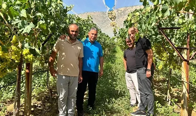 Üreticinin hasat heyecanına ortak oldular