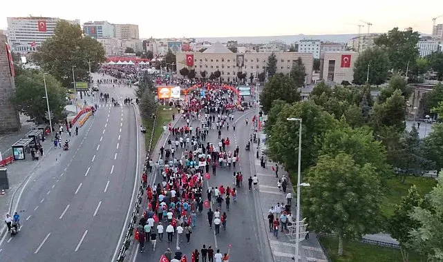 Kayseri'de 15 Temmuz coşkusu