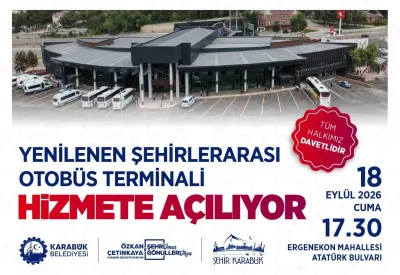 Karabük Şehirlerarası Otobüs Terminali 18 Eylül'de Törenle Açılıyor