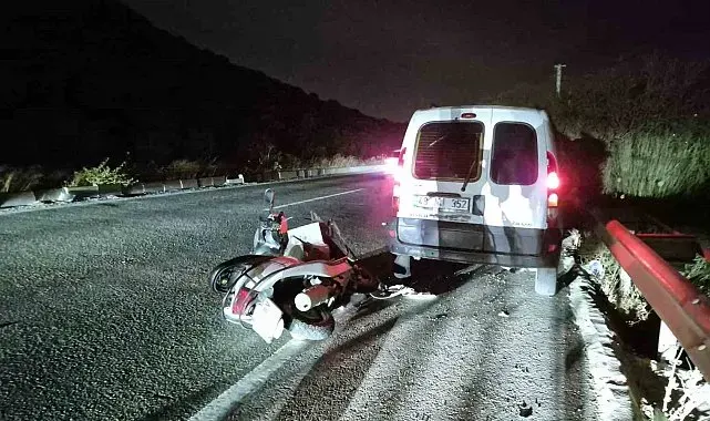 Motosiklet sürücüsü hayatını kaybetti