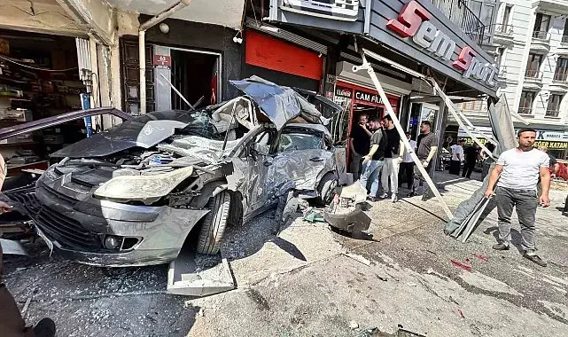Ankara'da EGO otobüsü iş yerine girdi: 7 yaralı