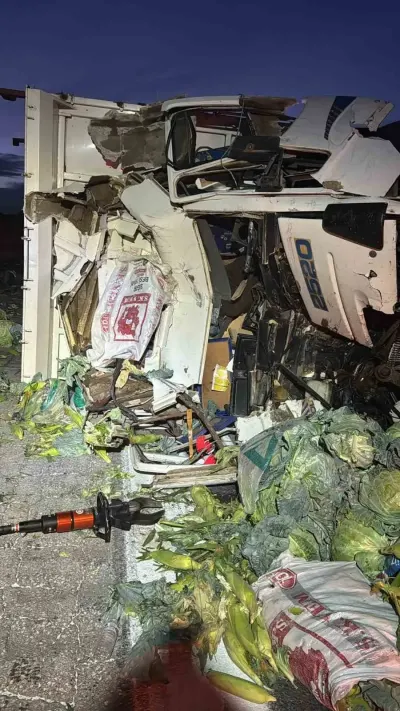 Tarsus-Pozantı Otoyolu'nda Kamyon ile Tır Çarpıştı: 1 Kişi Hayatını Kaybetti