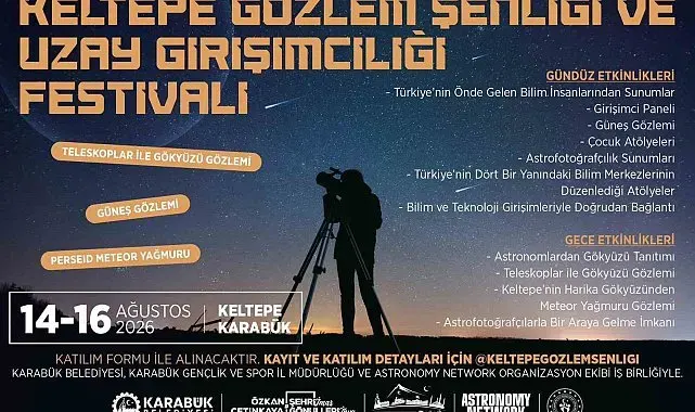 Keltepe'de gökyüzü ve bilim tutkunları buluşacak