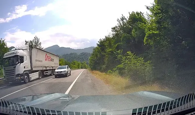 Hatalı sollama faciaya ramak kala bitti