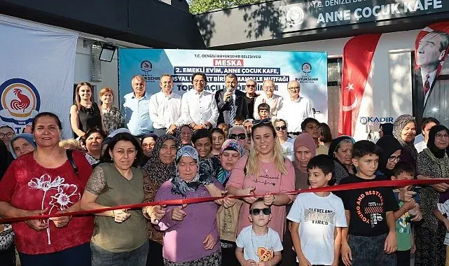 Denizli'de Toplumsal dayanışmanın yeni adresi Meska Sosyal Tesisi törenle açıldı