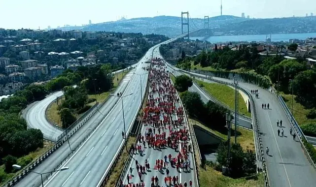 15 Temmuz Demokrasi ve Milli Birlik Günü yürüyüşü başladı
