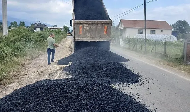 Düzce'de yollar güvenli hala getiriliyor