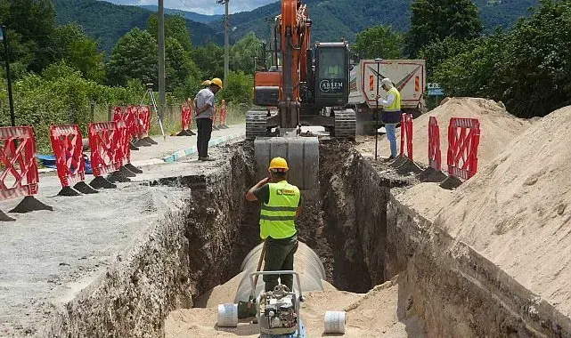 Düzce'de içme suyu projesinde 23 km'ye ulaşıldı