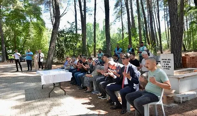 Köyceğiz'de şehitler için duada bulunuldu